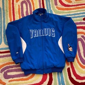 Yaquis de Obergon Elsiglo Patch Spell-out Baseball Full Zip Jacket
